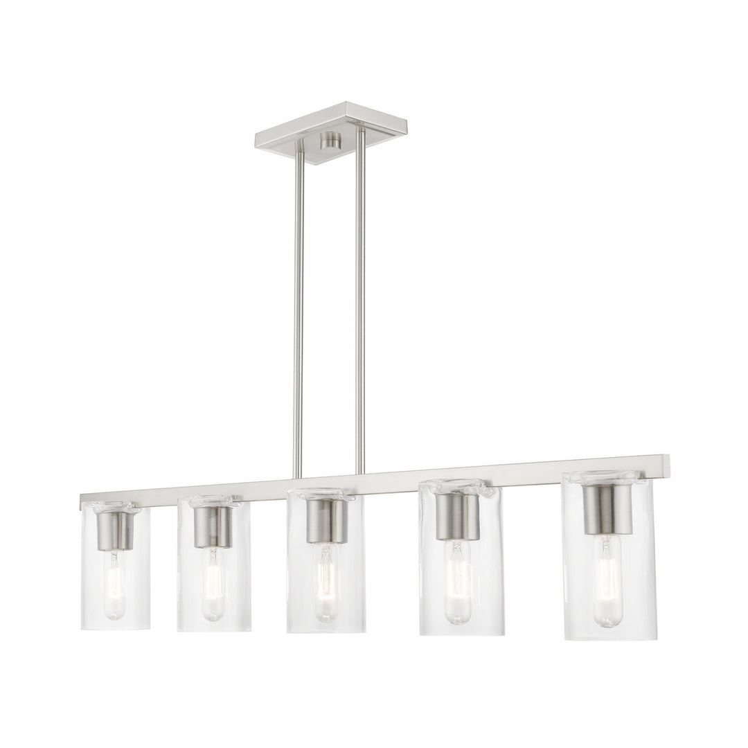 Livex Clarion 49275-91 Pendant Light - Brushed Nickel