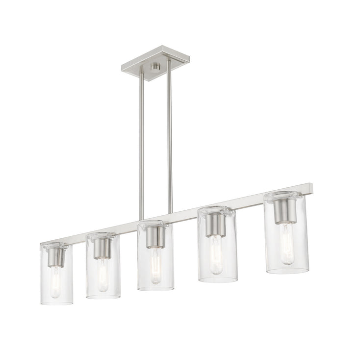 Livex Clarion 49275-91 Pendant Light - Brushed Nickel