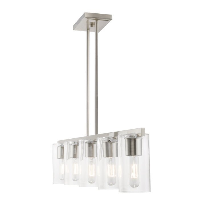 Livex Clarion 49275-91 Pendant Light - Brushed Nickel