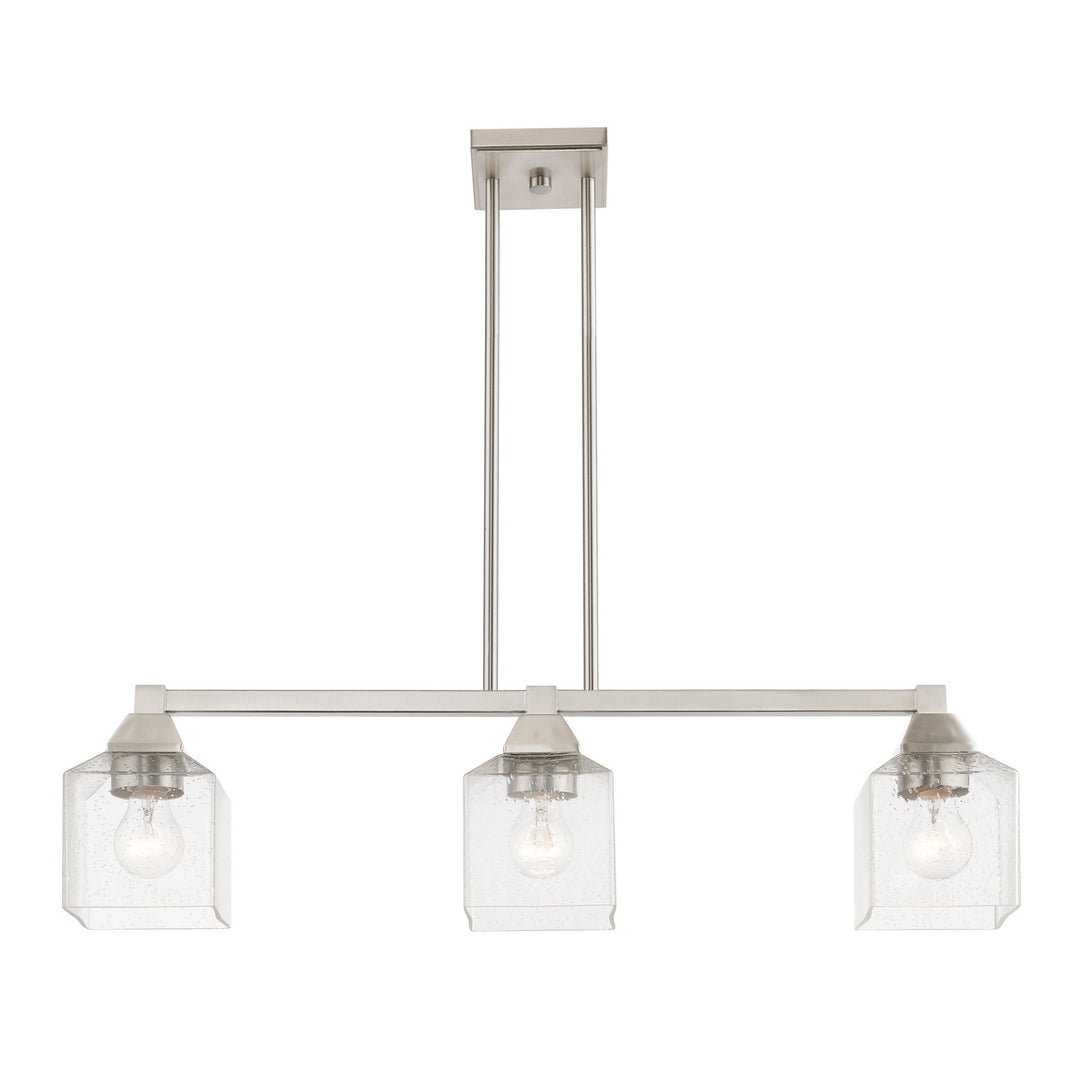 Livex Aragon 49763-91 Pendant Light - Brushed Nickel