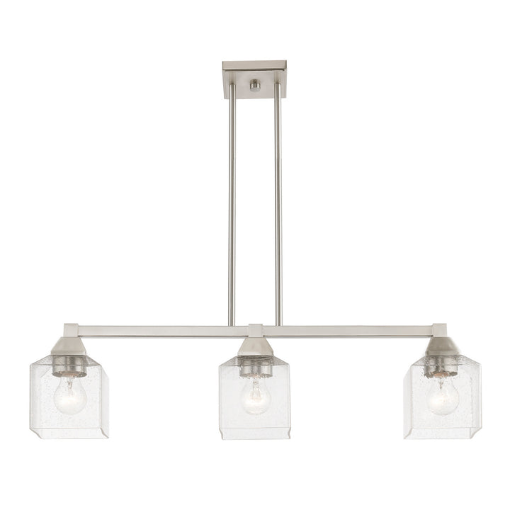 Livex Aragon 49763-91 Pendant Light - Brushed Nickel