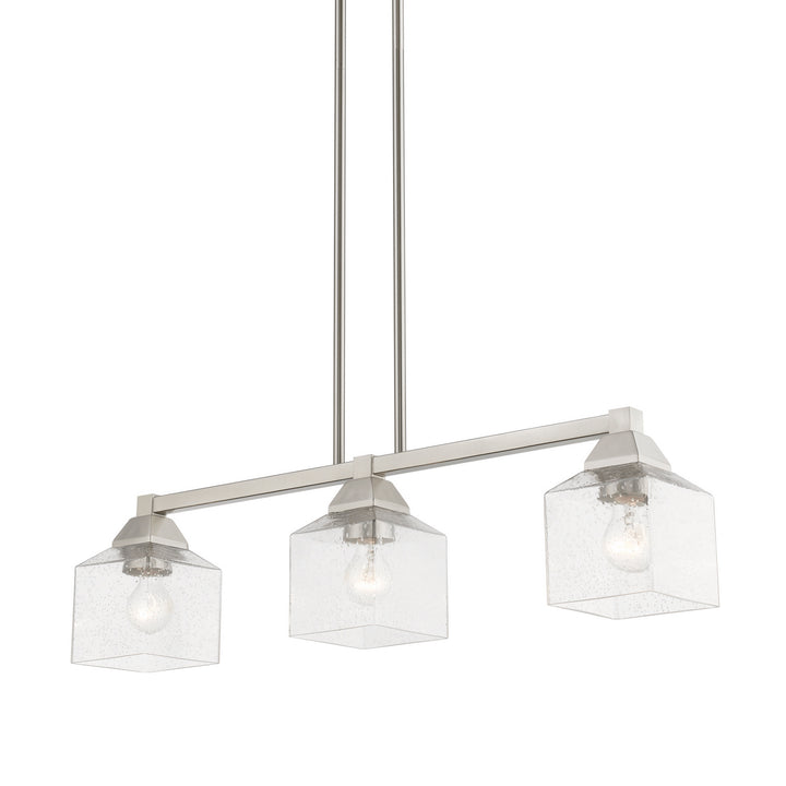 Livex Aragon 49763-91 Pendant Light - Brushed Nickel