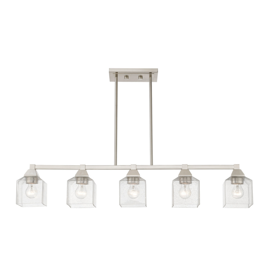 Livex Aragon 49765-91 Pendant Light - Brushed Nickel