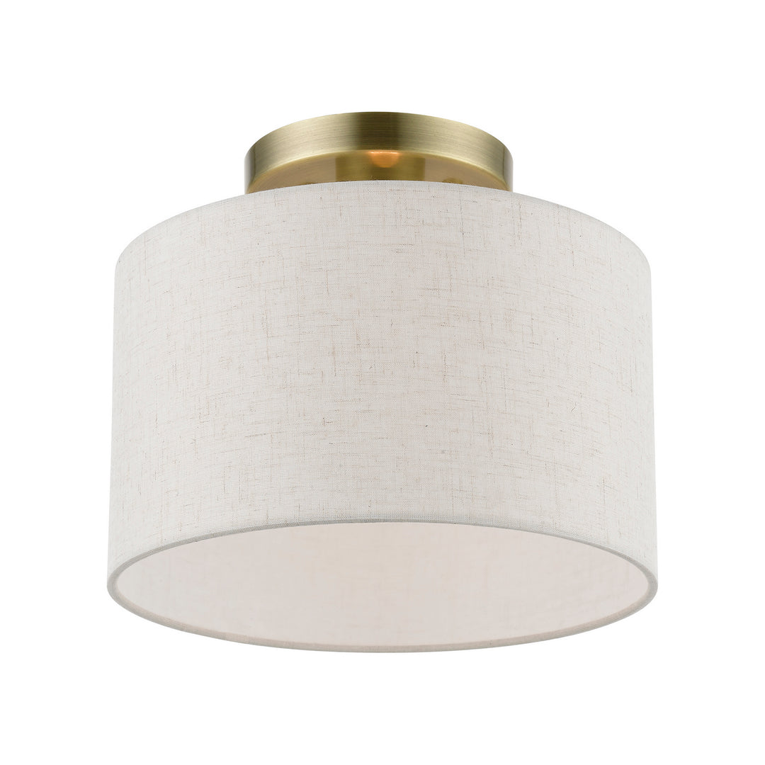 Livex Blossom 49808-01 Ceiling Light - Antique Brass