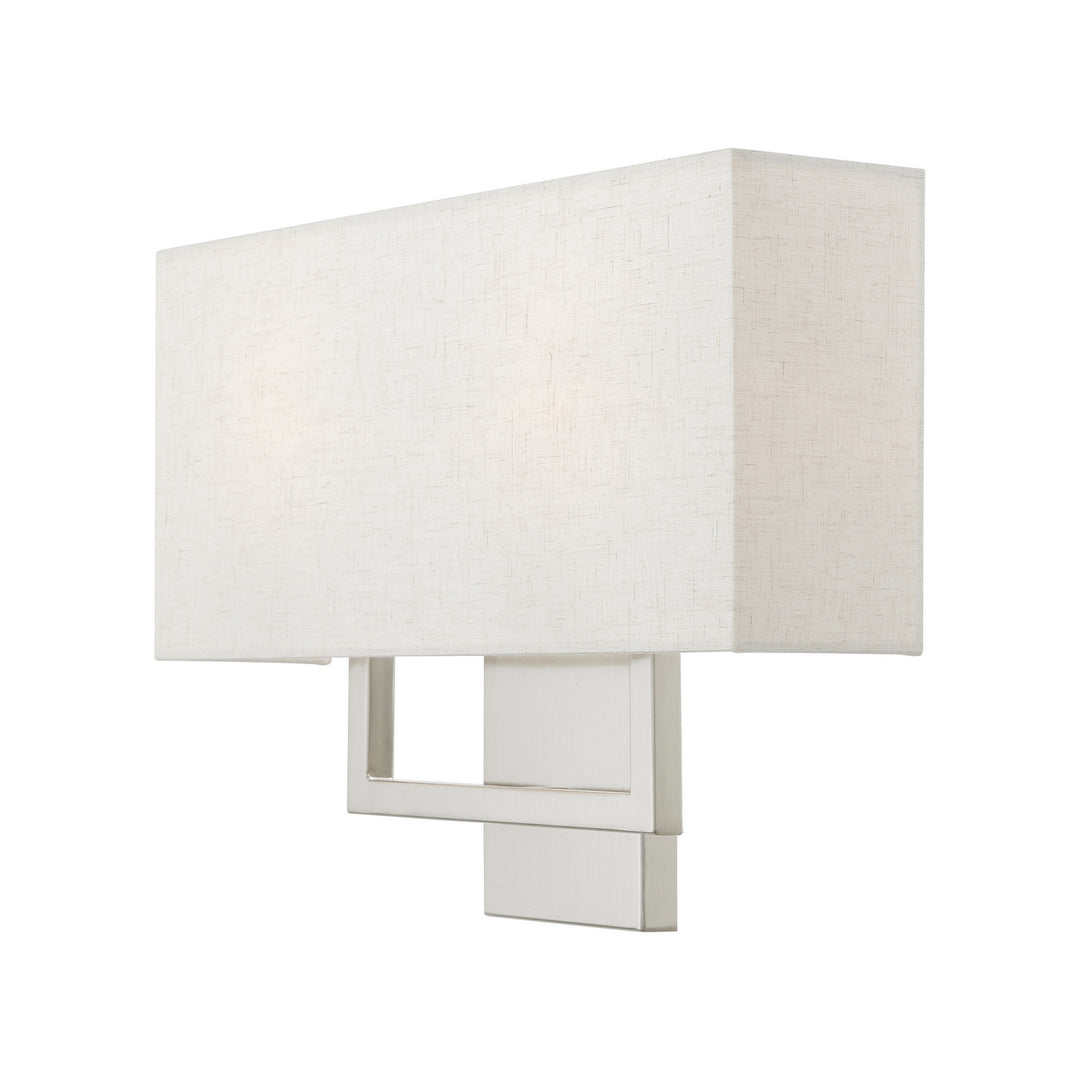 Livex Pierson 50995-91 Wall Sconce Light - Brushed Nickel