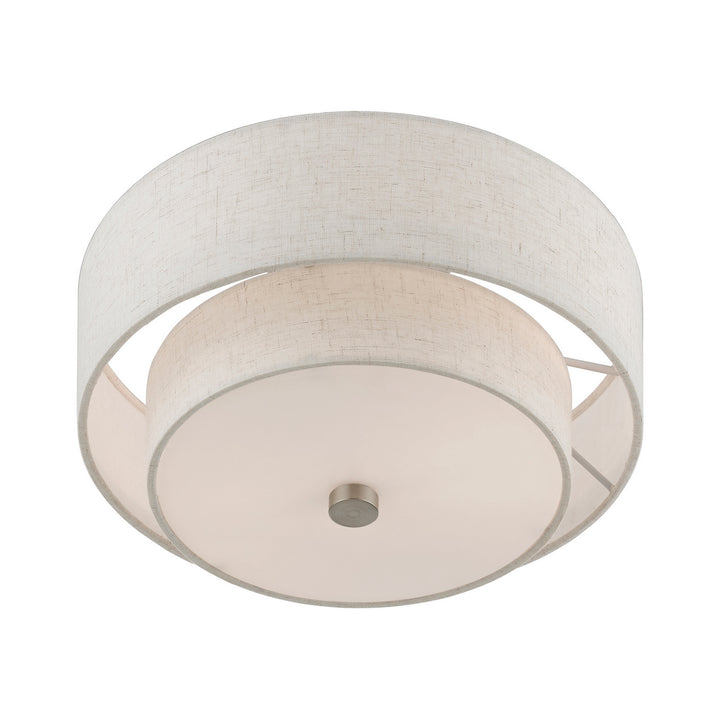 Livex Meridian 51082-91 Ceiling Light - Brushed Nickel