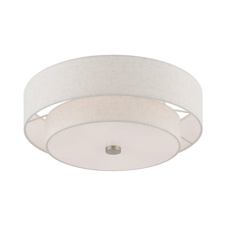 Livex Meridian 51085-91 Ceiling Light - Brushed Nickel