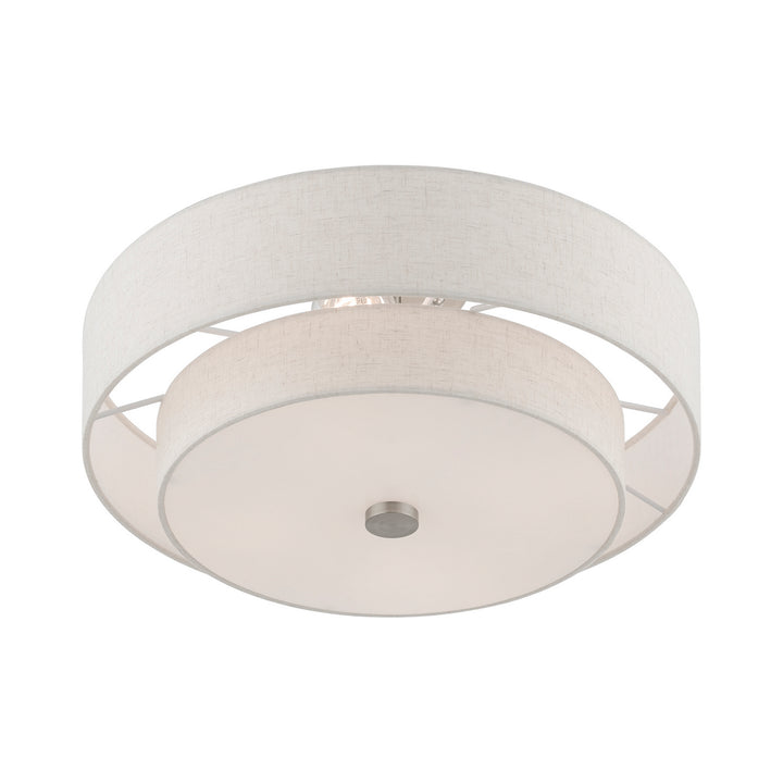 Livex Meridian 51085-91 Ceiling Light - Brushed Nickel