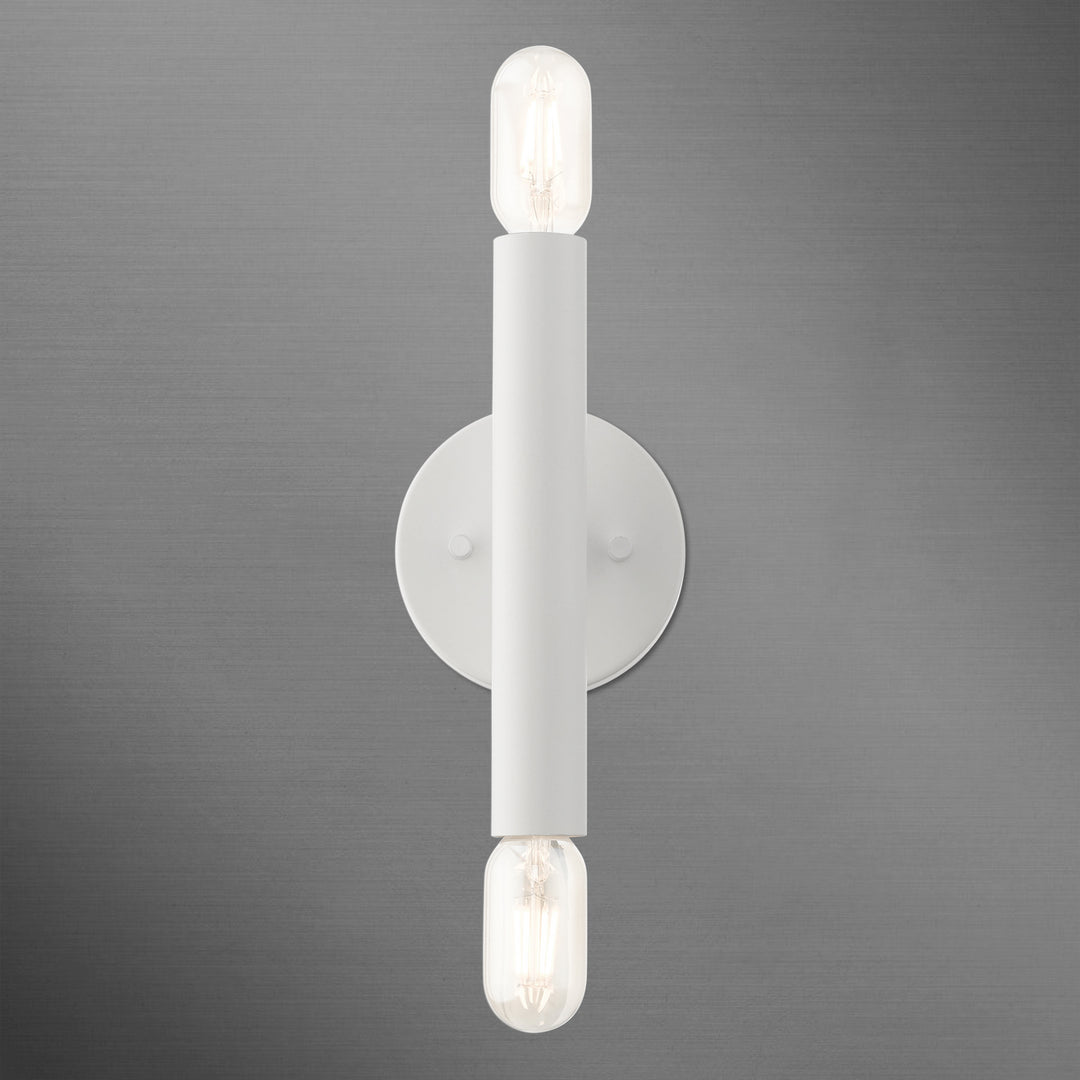Livex Copenhagen 51132-03 Wall Sconce Light - White