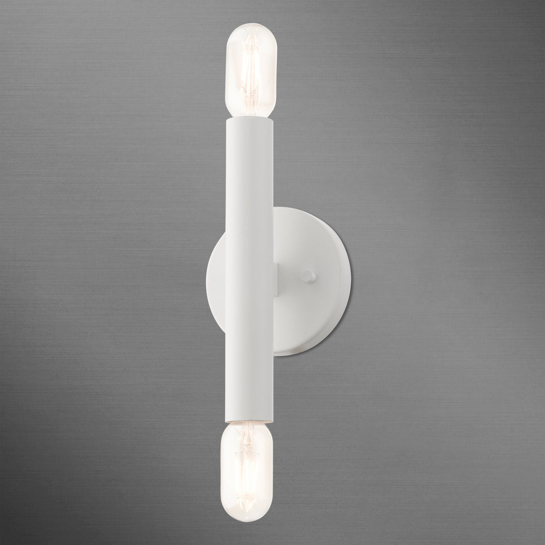 Livex Copenhagen 51132-03 Wall Sconce Light - White