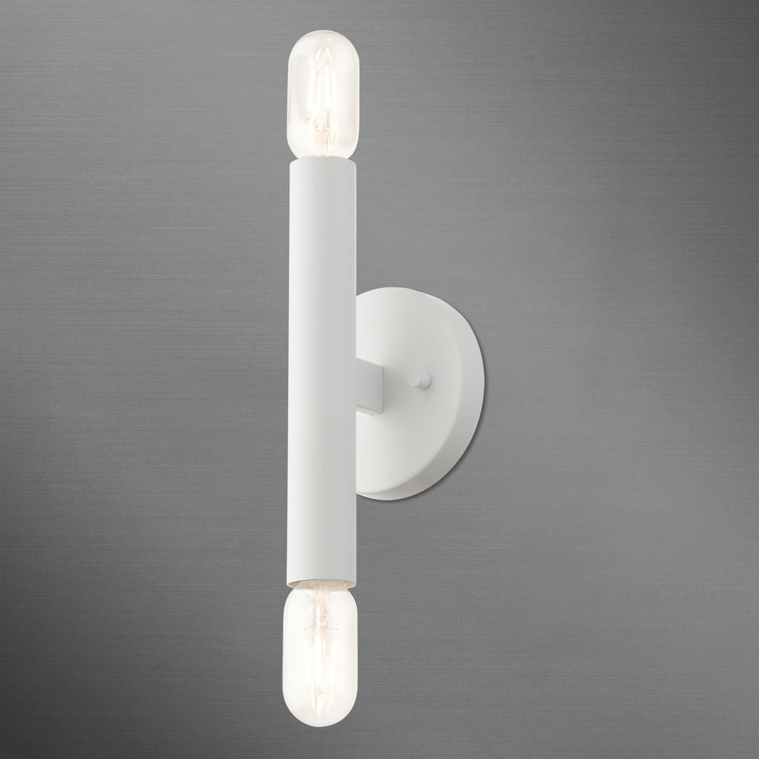Livex Copenhagen 51132-03 Wall Sconce Light - White
