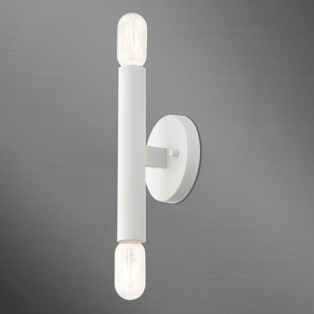 Livex Copenhagen 51132-03 Wall Sconce Light - White