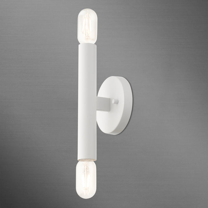 Livex Copenhagen 51132-03 Wall Sconce Light - White