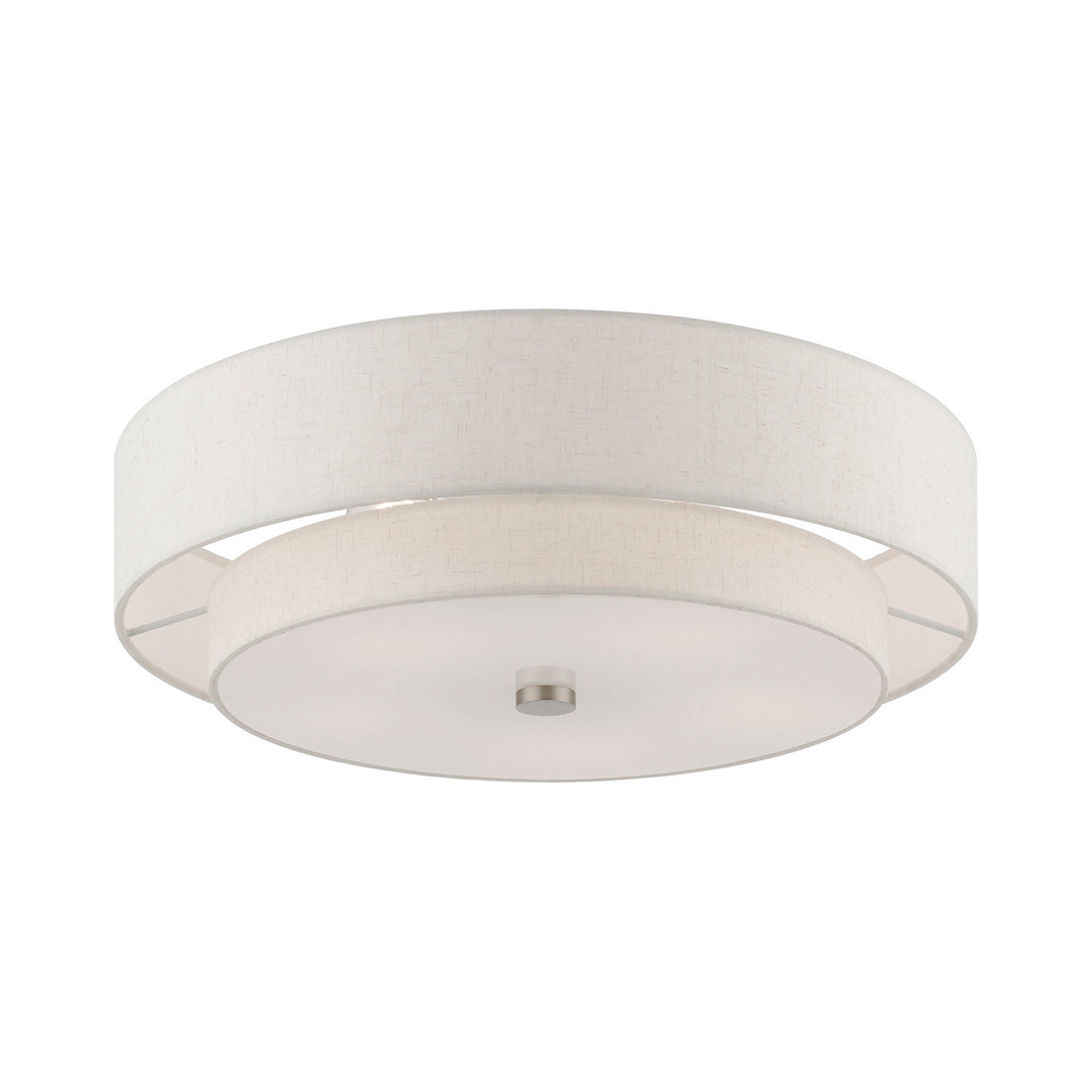 Livex Meridian 52139-91 Ceiling Light - Brushed Nickel