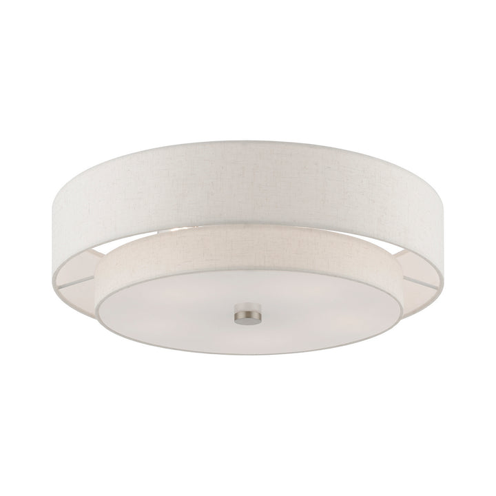 Livex Meridian 52139-91 Ceiling Light - Brushed Nickel