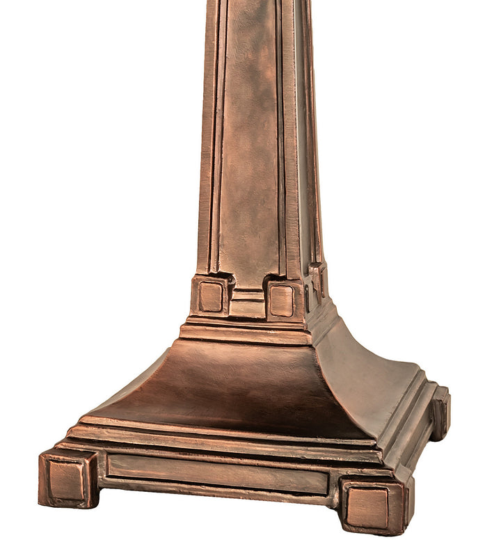 Meyda Tiffany Lighting 17382 Diamond Band Mission Two Light Table Lamp Lamp Bronze / Dark