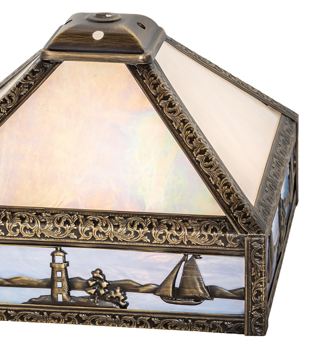 Meyda Tiffany Lighting 17948 Sailboat Shade Lamp Shade Multicolored