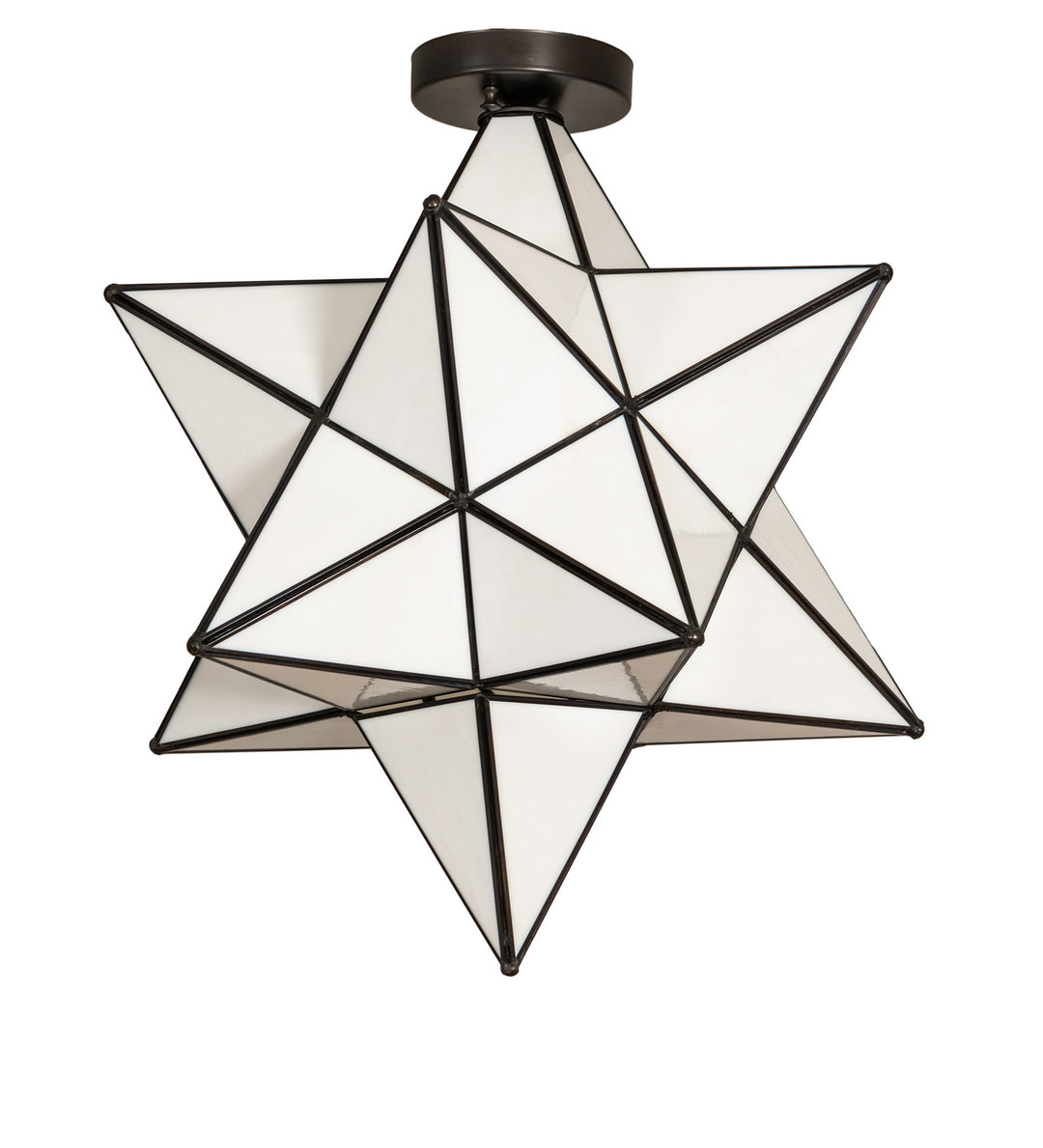 Meyda Tiffany Moravian Star 239498 Ceiling Light - Mahogany Bronze