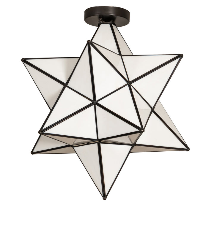 Meyda Tiffany Moravian Star 239498 Ceiling Light - Mahogany Bronze