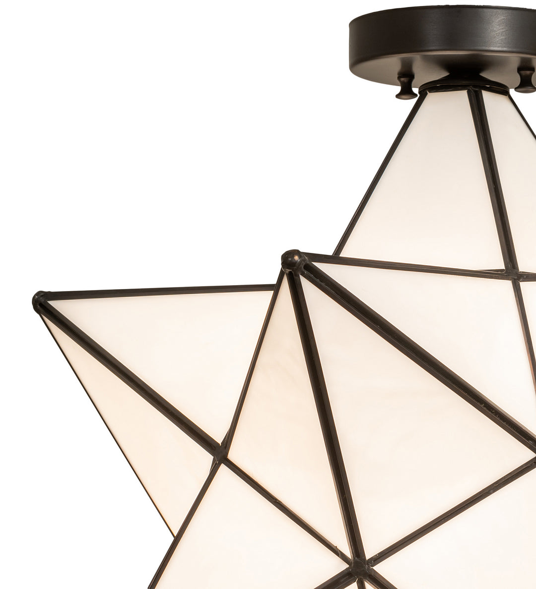 Meyda Tiffany Moravian Star 239498 Ceiling Light - Mahogany Bronze