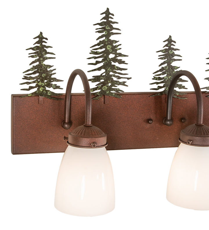 Meyda Tiffany  249424 Bath Vanity Light 24 in. wide - Rust