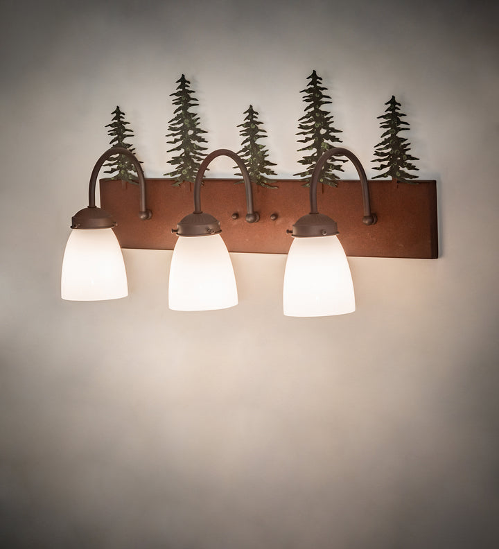 Meyda Tiffany  249424 Bath Vanity Light 24 in. wide - Rust