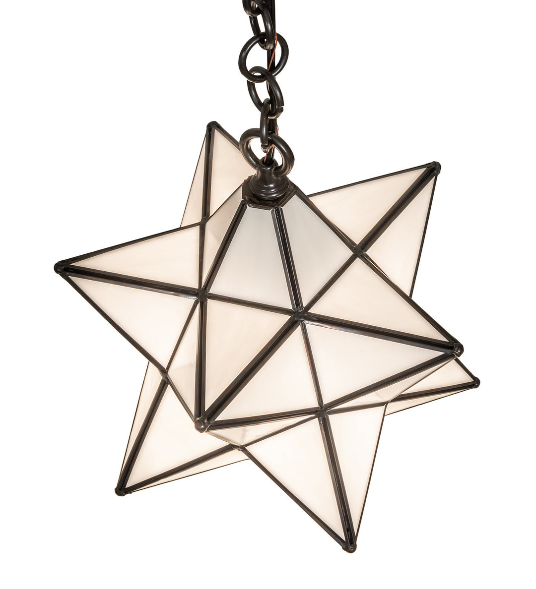 Meyda Tiffany Moravian Star 253018 Pendant Light - Craftsman Brown