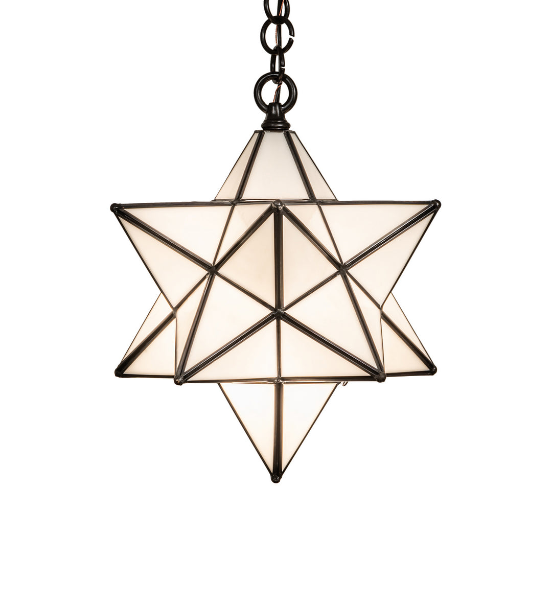 Meyda Tiffany Moravian Star 253018 Pendant Light - Craftsman Brown