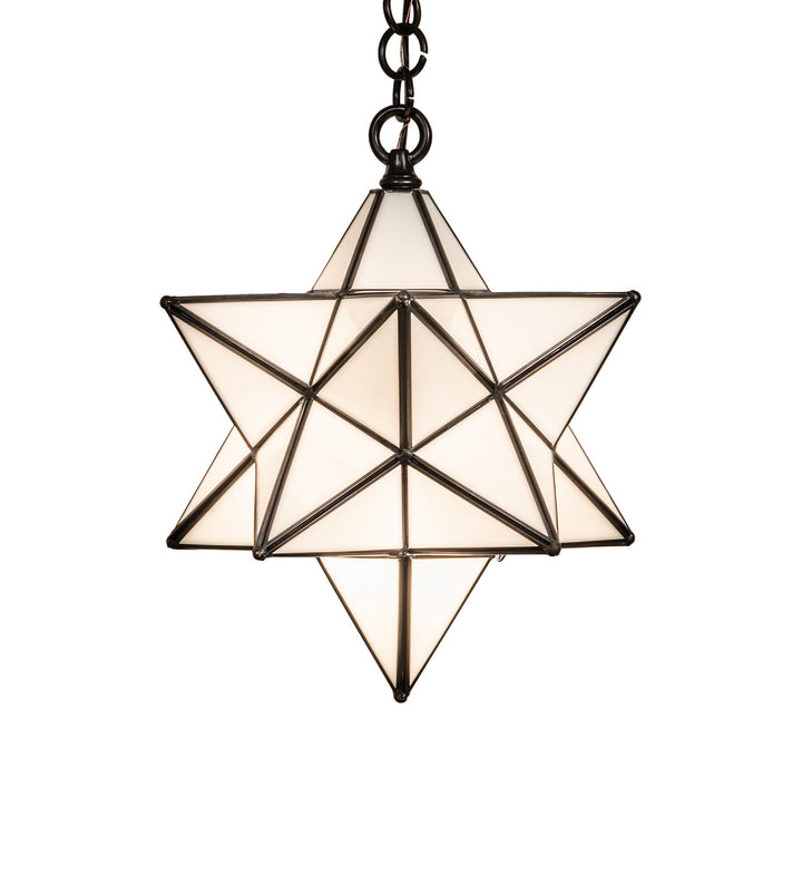 Meyda Tiffany Moravian Star 253018 Pendant Light - Craftsman Brown