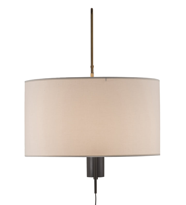 Meyda Tiffany Lighting 254719 Cilindro Led Swing Arm Wall Sconce Lamp Brass - Antique