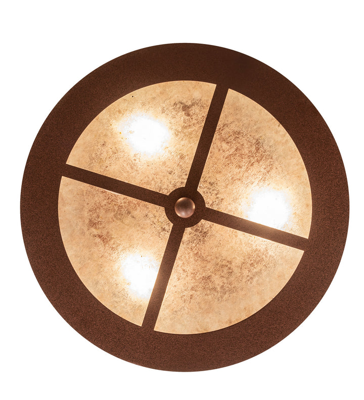 Meyda Tiffany Running Horses 254823 Ceiling Light - Rust