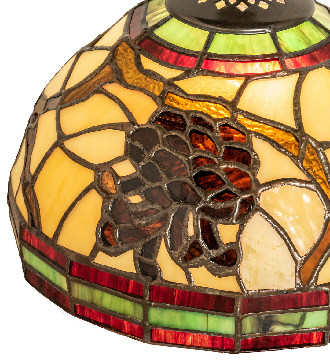 Meyda Tiffany Lighting 98992 Pinecone Shade Lamp Shade Multicolored