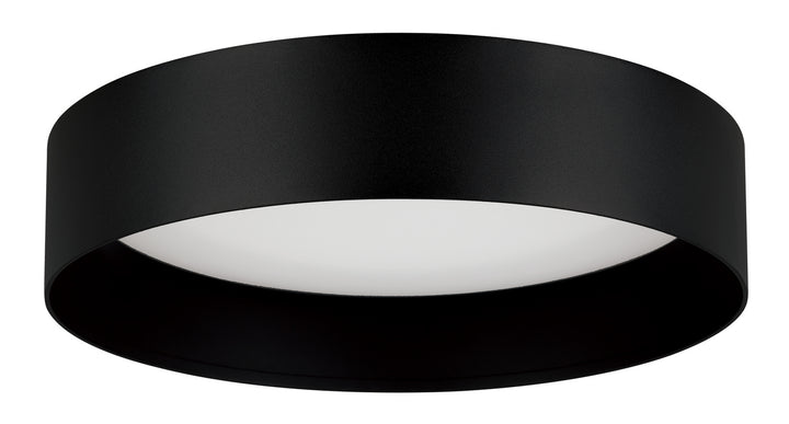 Eglo Ester 205628A Ceiling Light - Exterior: Structured Black Interior: Matte White