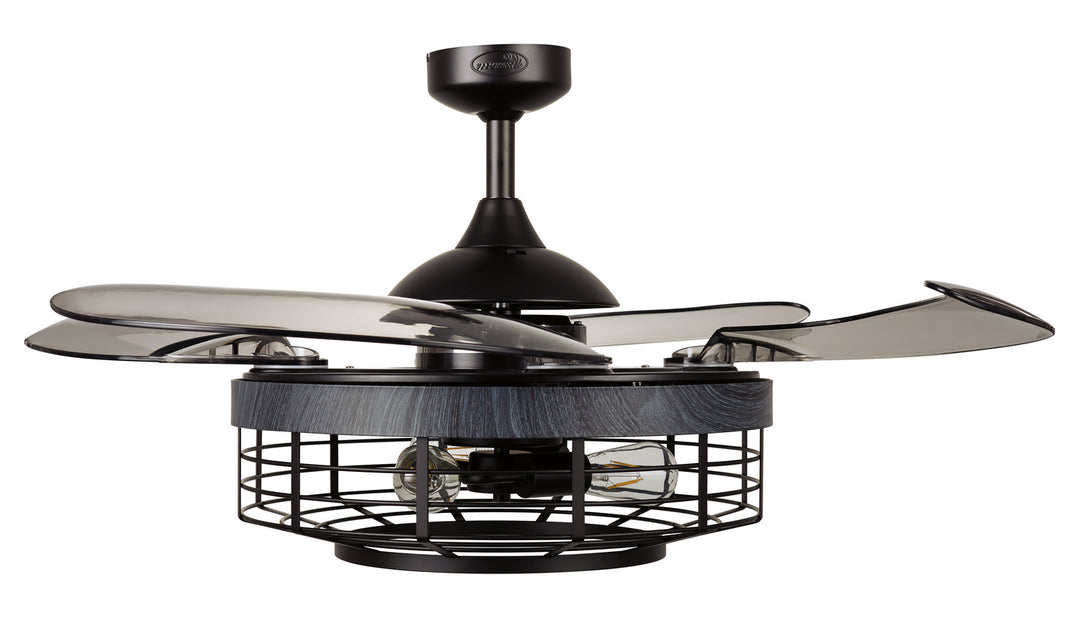 Beacon Montclair 51106201 Ceiling Fan 48 - Black, Smoke/