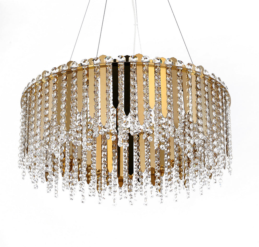 Bethel International GL402C24G Chandelier Light - Gold