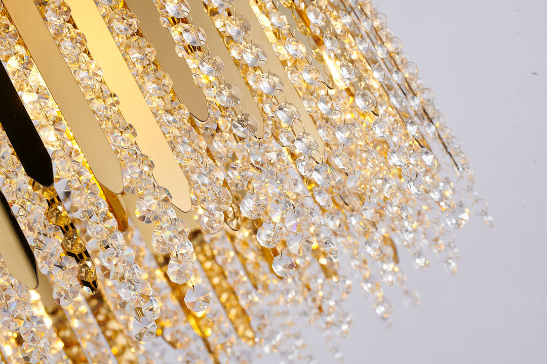 Bethel International GL402C24G Chandelier Light - Gold