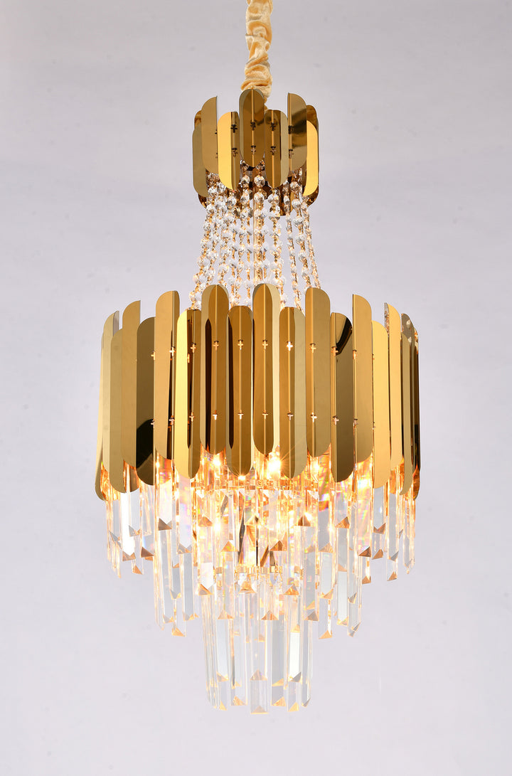 Bethel International GL405C16G Chandelier Light - Gold