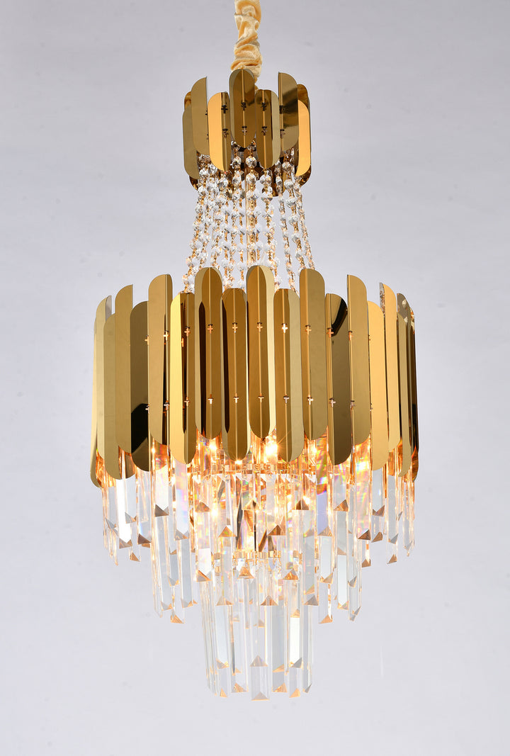 Bethel International GL405C16G Chandelier Light - Gold