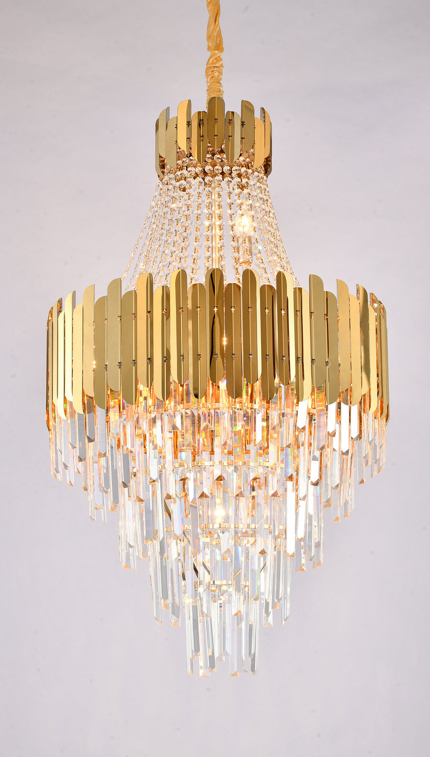 Bethel International GL407C24G Chandelier Light - Gold