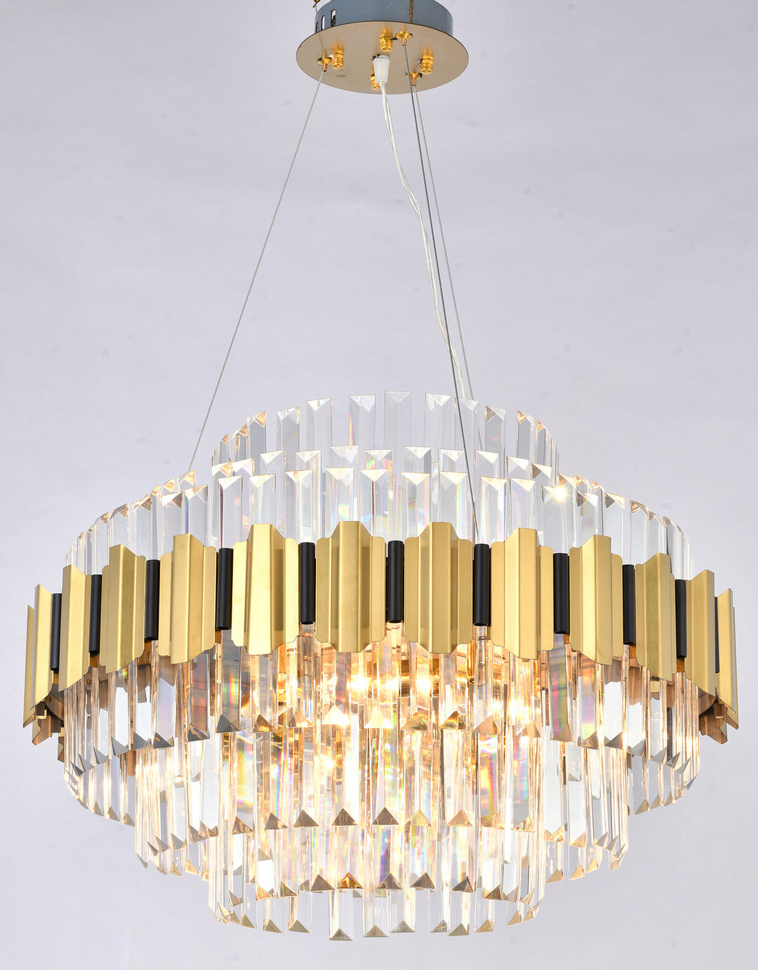 Bethel International GL417C24G Chandelier Light - Gold