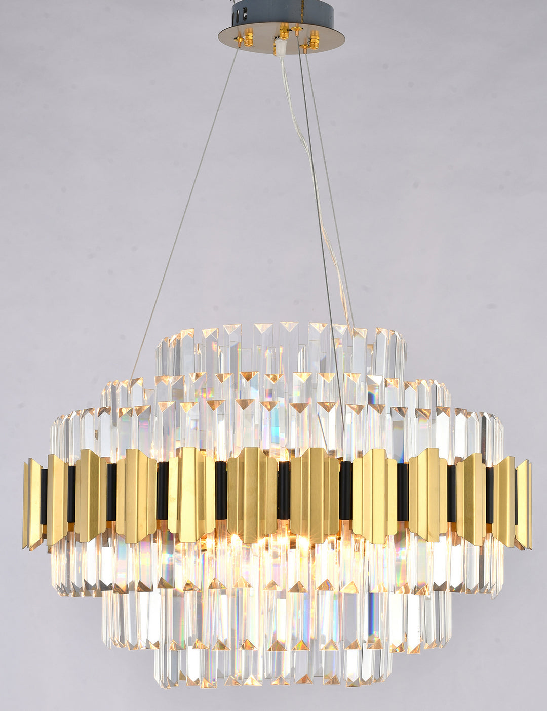 Bethel International GL417C24G Chandelier Light - Gold