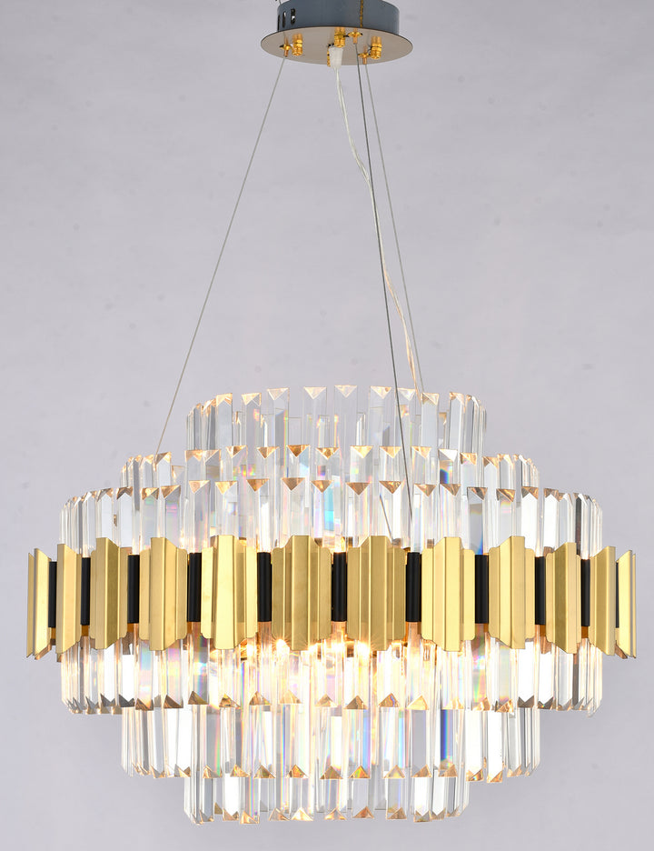 Bethel International GL417C24G Chandelier Light - Gold