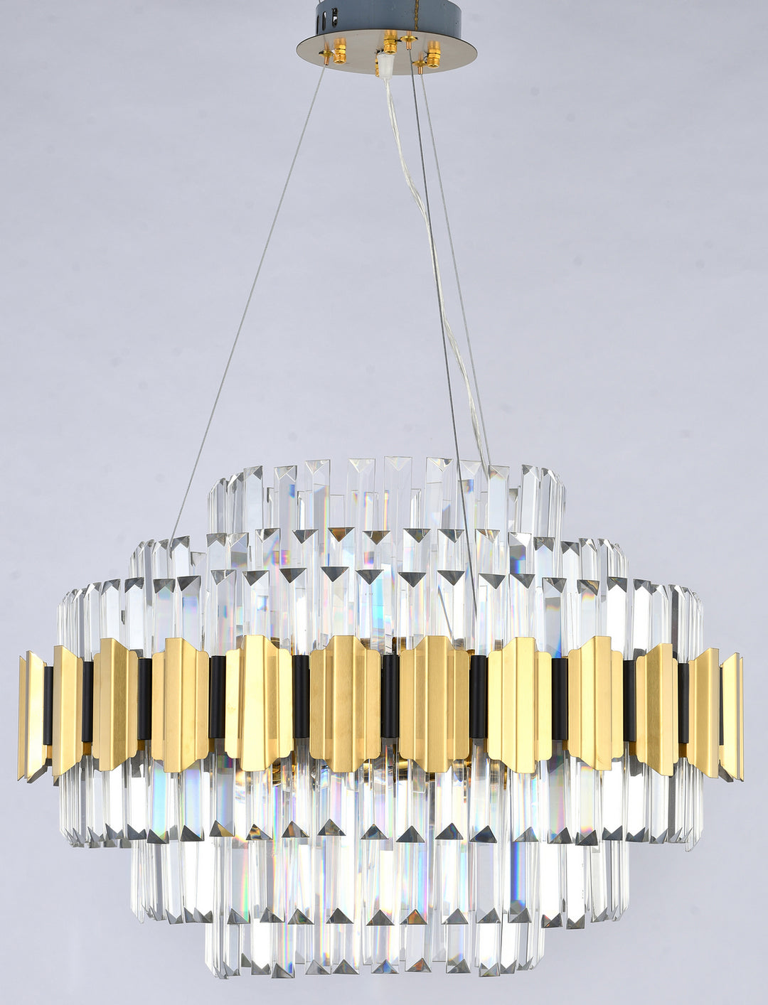 Bethel International GL417C24G Chandelier Light - Gold