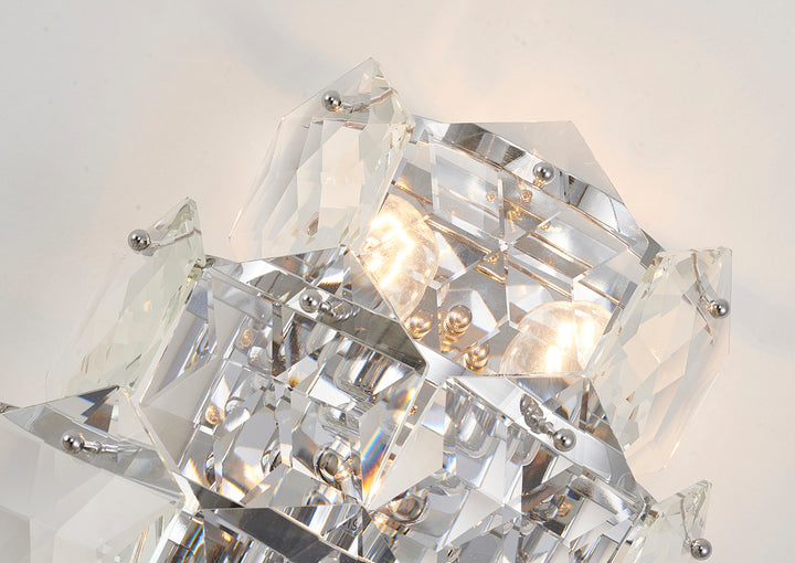 Bethel International GL434W14CH Wall Sconce Light - Chorme
