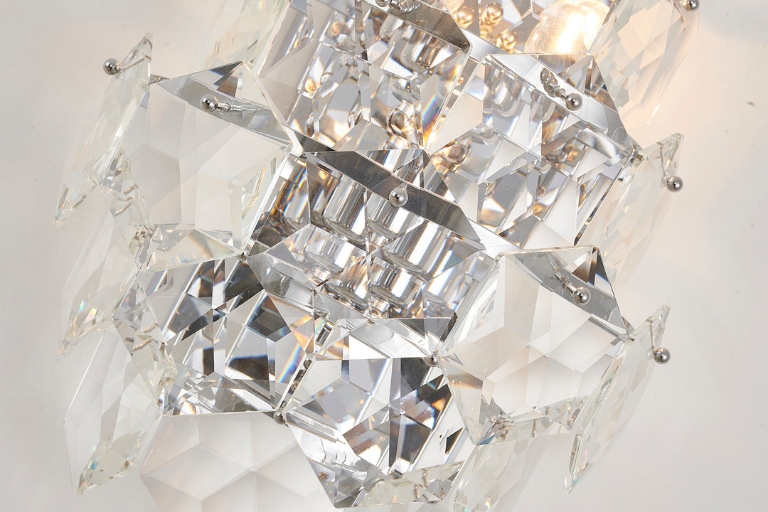 Bethel International GL434W14CH Wall Sconce Light - Chorme