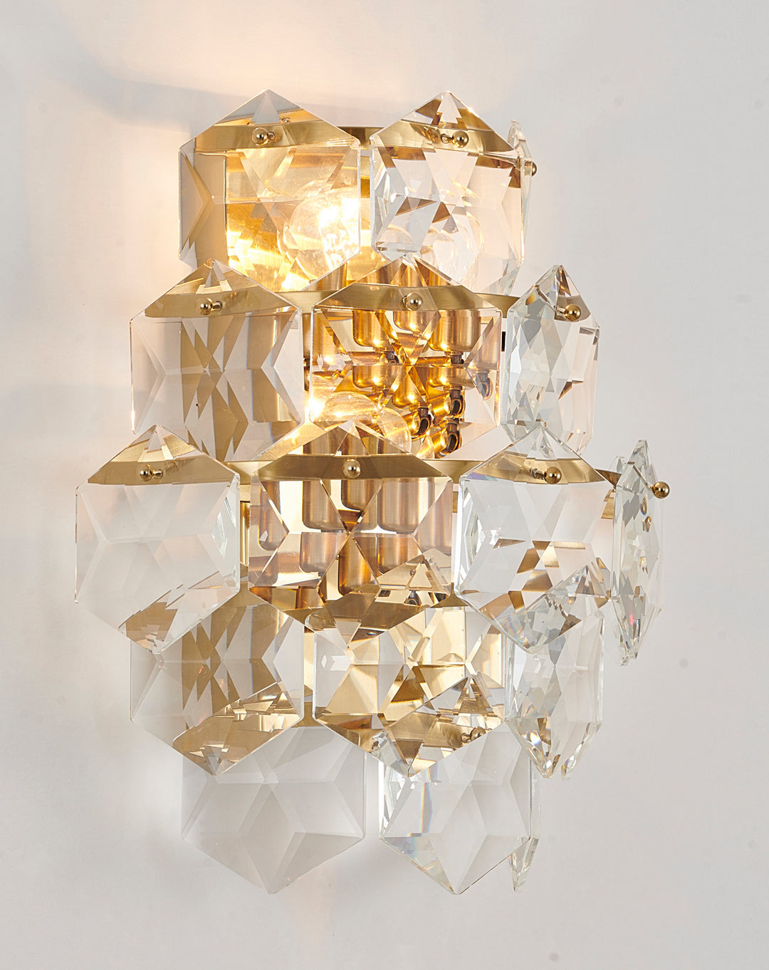 Bethel International GL434W14G Wall Sconce Light - Gold