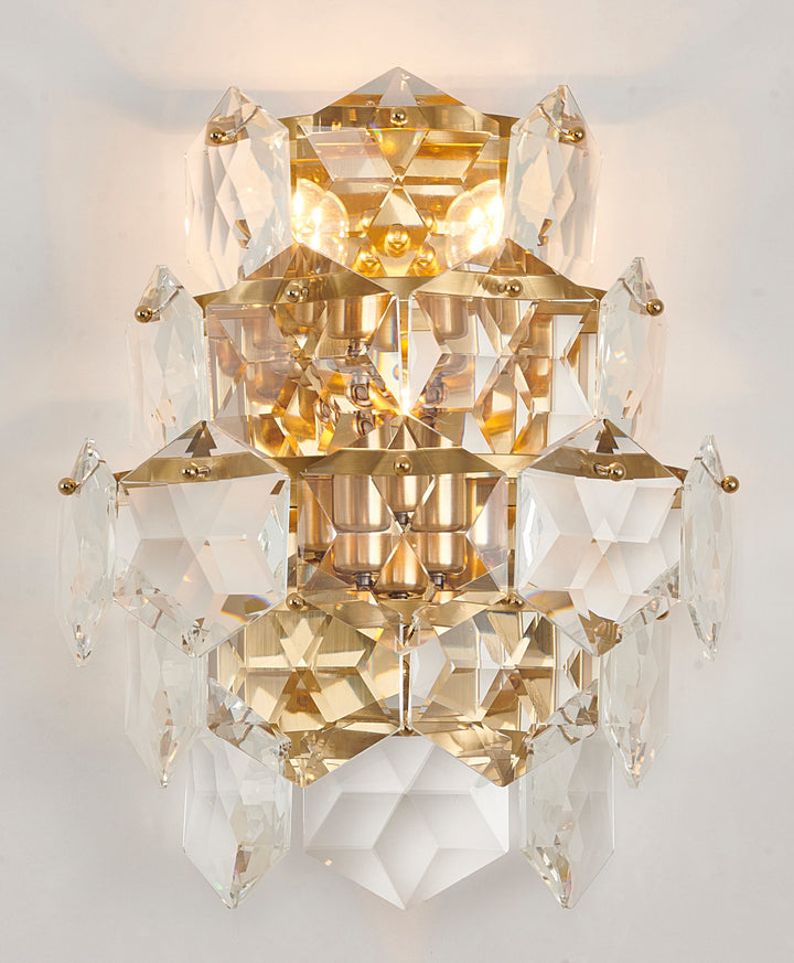 Bethel International GL434W14G Wall Sconce Light - Gold