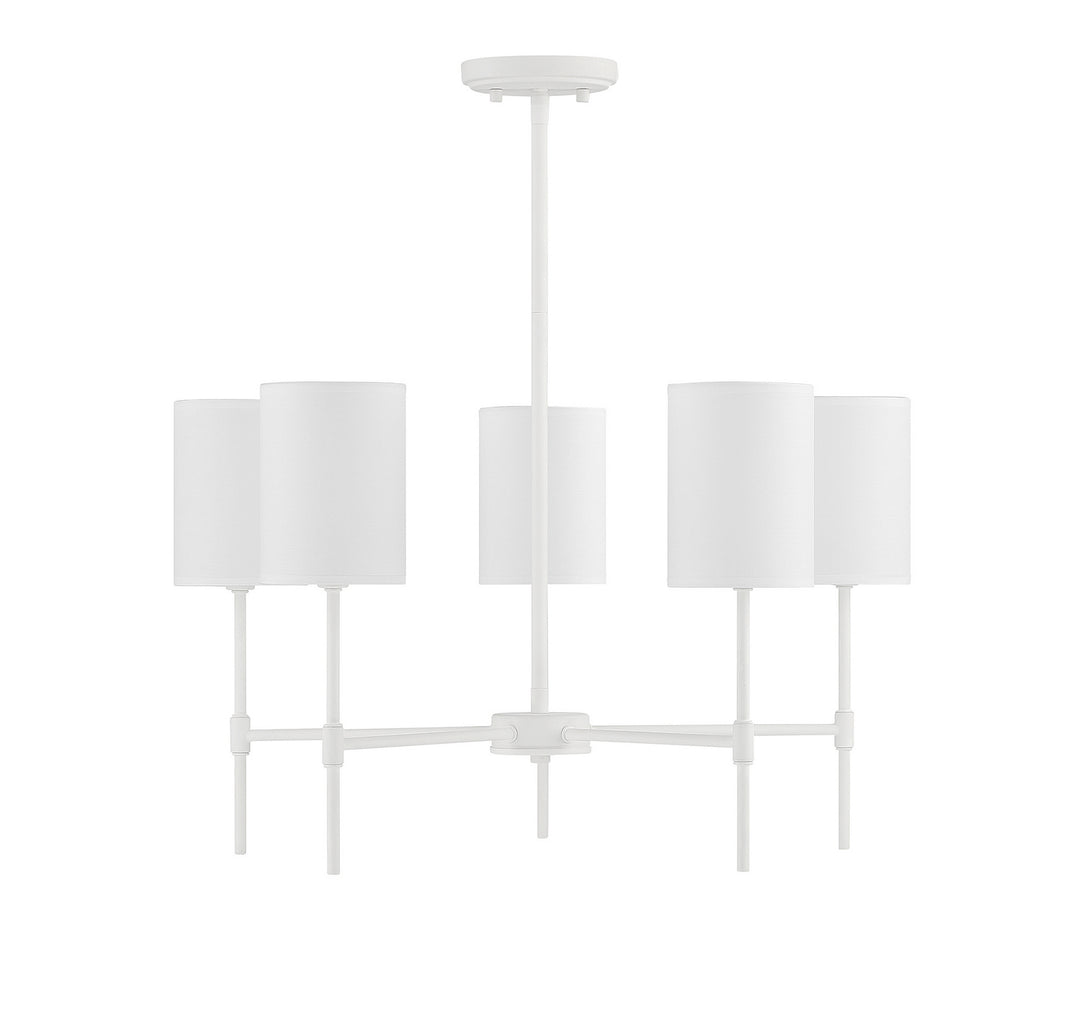 Meridian M10067BQW Chandelier Light - Bisque White