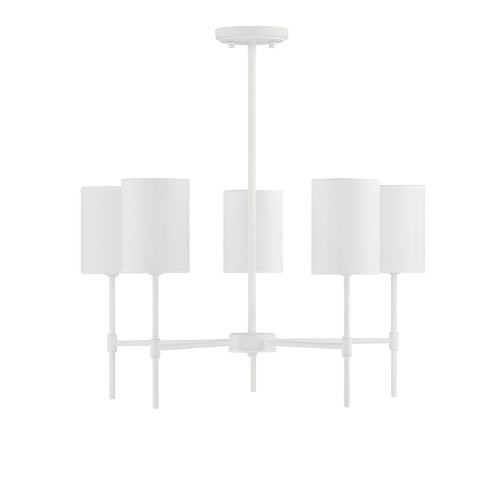 Meridian M10067BQW Chandelier Light - Bisque White