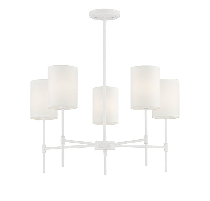 Meridian M10067BQW Chandelier Light - Bisque White